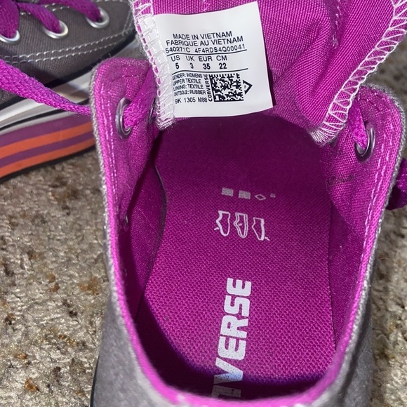 Platform striped converse - Picture 5 of 5